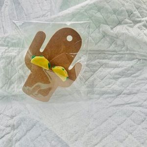 Taco stud earrings